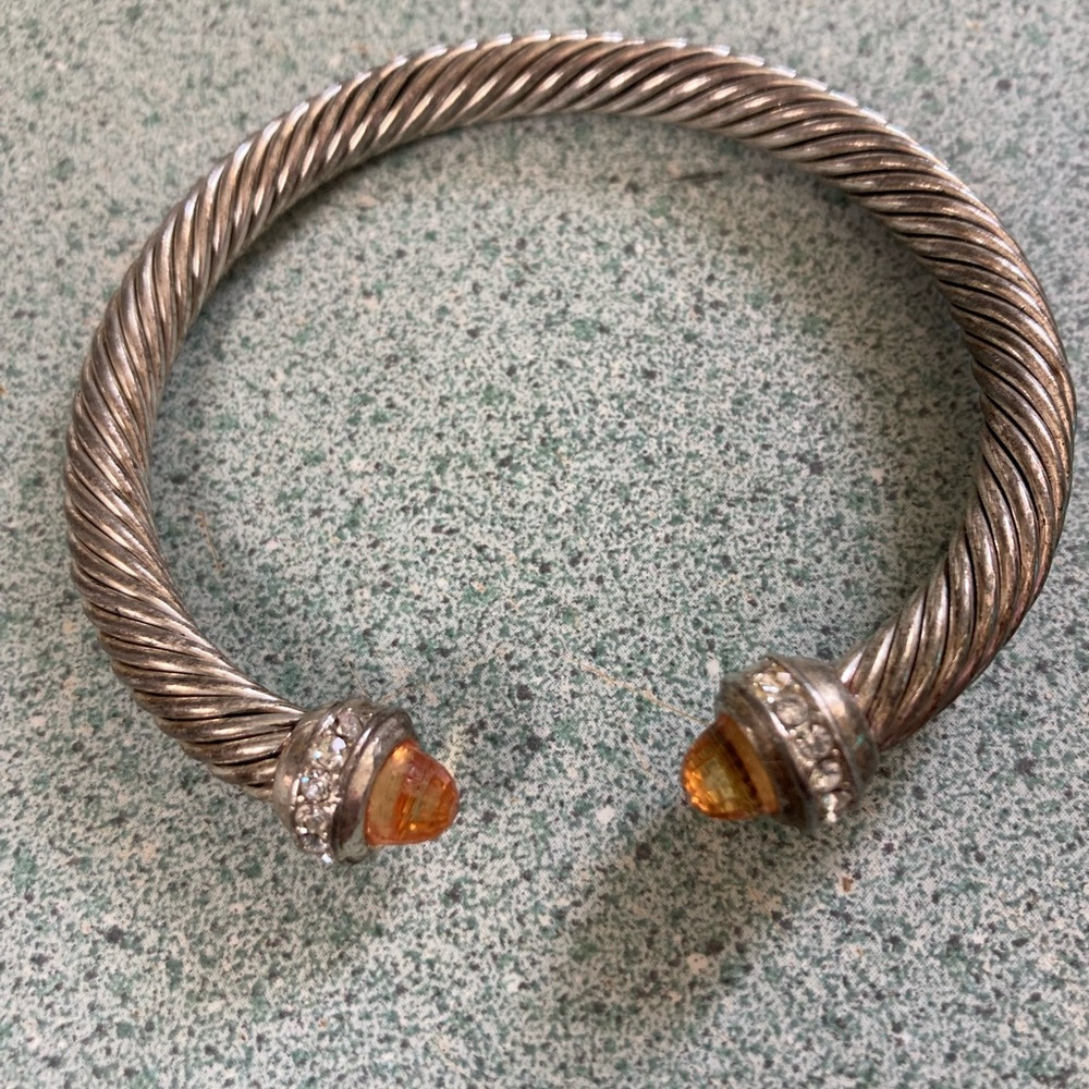 Silver and Gold-Tone Women's Bracelet